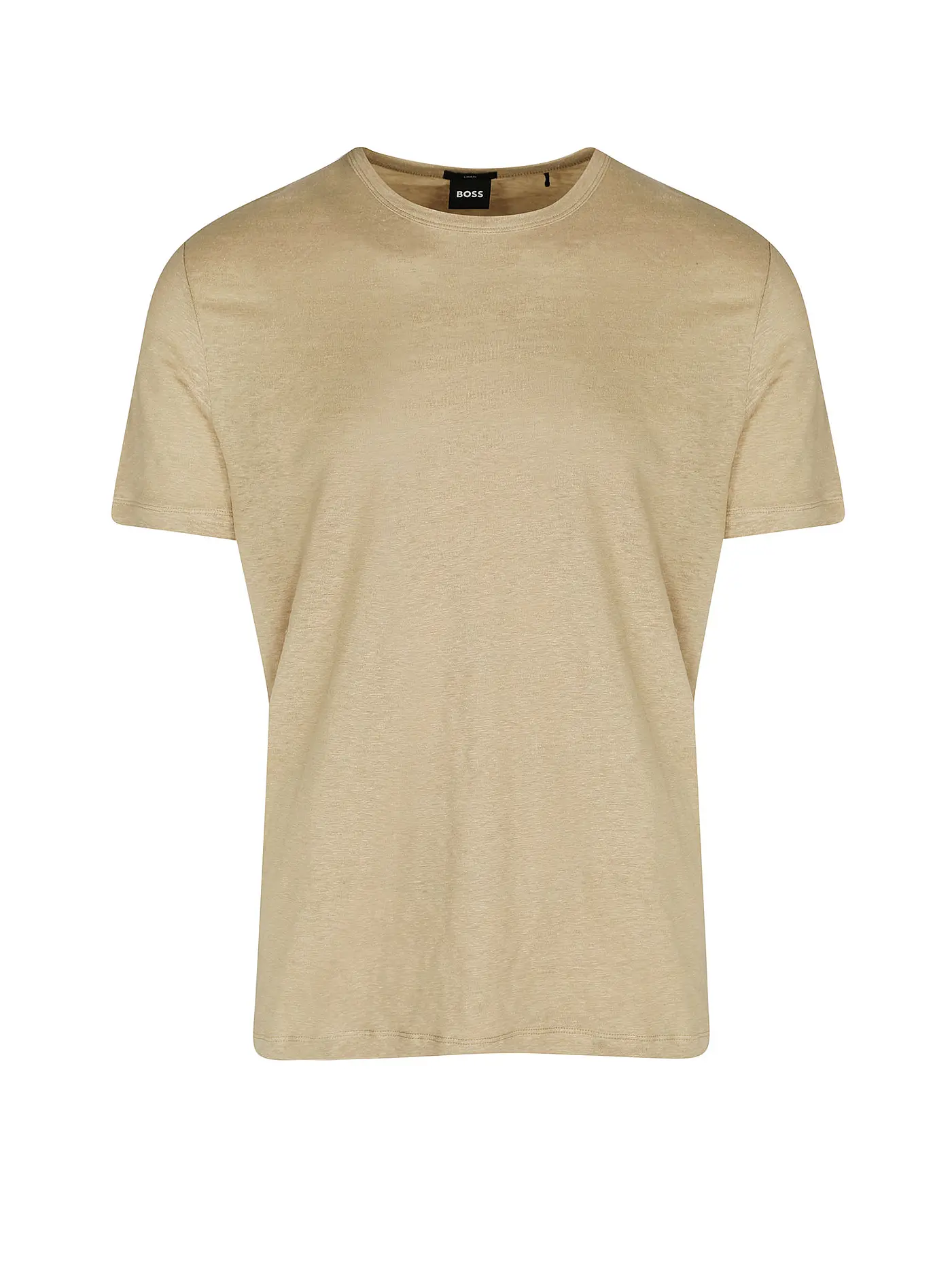 BOSS | Leinen T-Shirt TIBUT 351 | camel